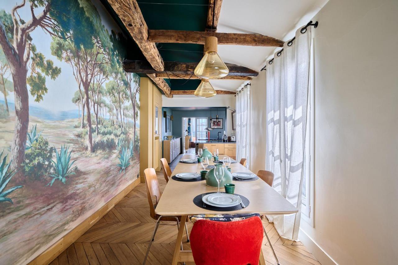 Apartment Center Of Paris With Terrace By Studio Prestige Eksteriør bilde