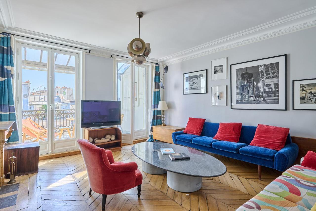 Apartment Center Of Paris With Terrace By Studio Prestige Eksteriør bilde