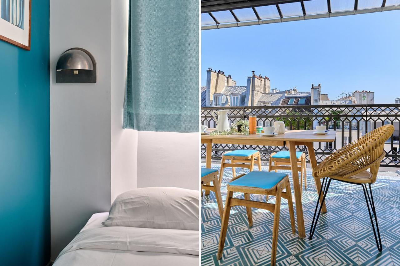 Apartment Center Of Paris With Terrace By Studio Prestige Eksteriør bilde